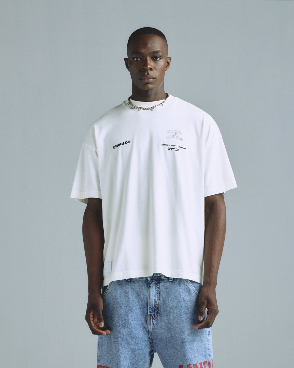 GRATIA PLENA BENEDICTA TSHIRT WHITE