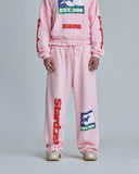 Undergold Stardust Symbol Straight Pants – Pink