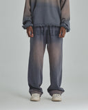 Undergold Spring Worn Logo Straight Pants Sandblast Gray
