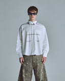 Undergold Echoes Beauty Long Sleeve Boxy Fit Shirt Bone