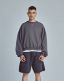 Undergold Stardust Basic Boxy Fit Crewneck Gray