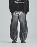 UNDERGOLD - Pants Act 1 UG Star Barrel Vein Jean Washed - Black