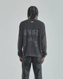 UNDERGOLD - Crewneck Act 1 Cross Slim Fit Knitted - Vintage Gray