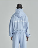 Undergold Basics Undergold Boxy Fit Hoodie Light Blue