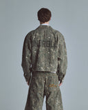 Undergold Echoes Undrgld Zip Up Jacket Forest Pattern