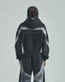 UNDERGOLD - Hoodie Act 1 UG Boxy Fit Sandblast - Black
