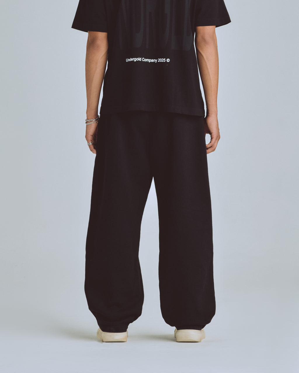 AGNUS DEI U STAR STRAIGHTPANTS BLACK