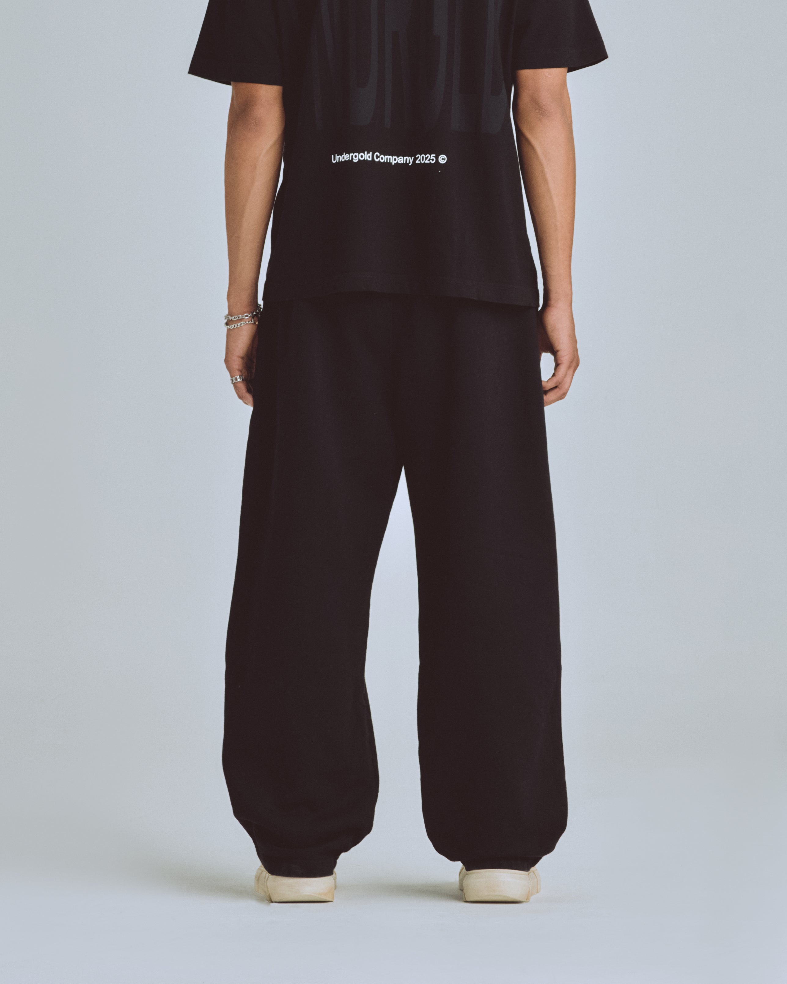 AGNUS DEI U STAR STRAIGHTPANTS BLACK