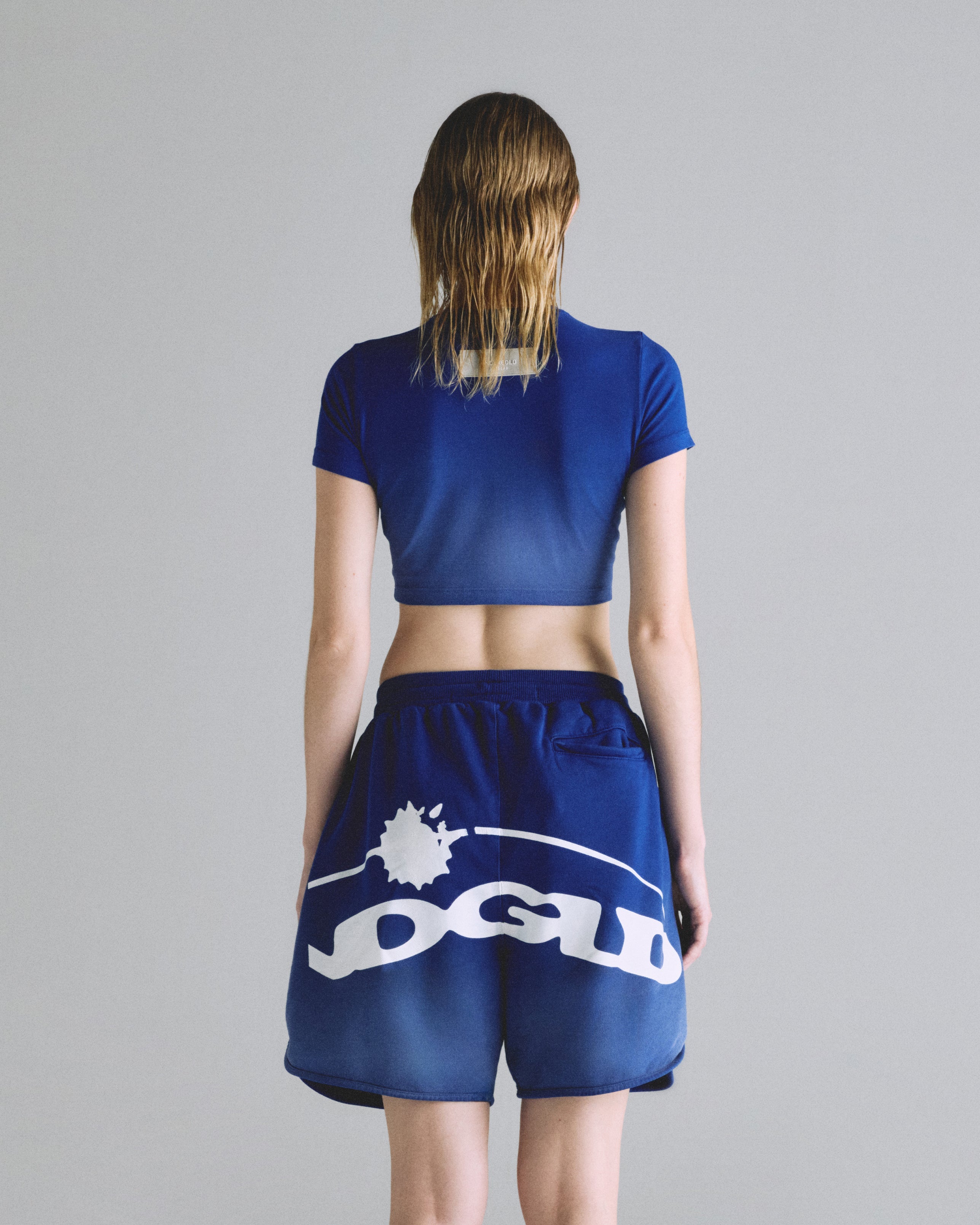 UNDERGOLD HELIOS  BABY TEE ELECTRIC BLUE