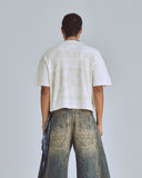 Undergold Agnus Dei Chrome Boxy Fit T-Shirt Cream