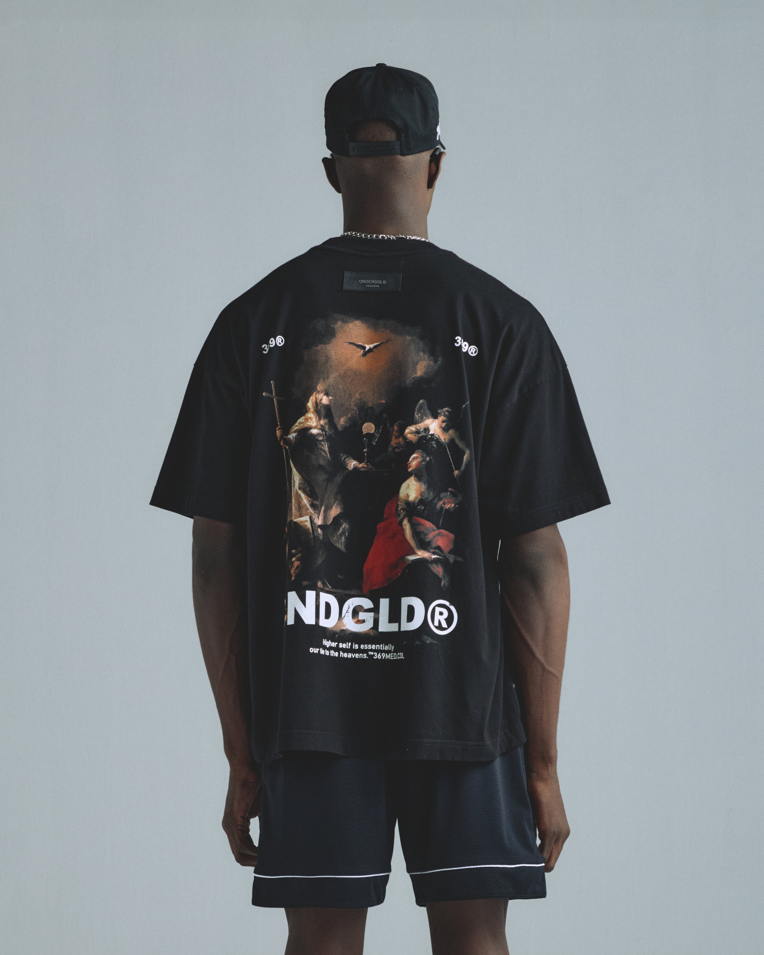 UNDERGOLD GRATIA PLENA HOLY FIRE T-SHIRT BLACK