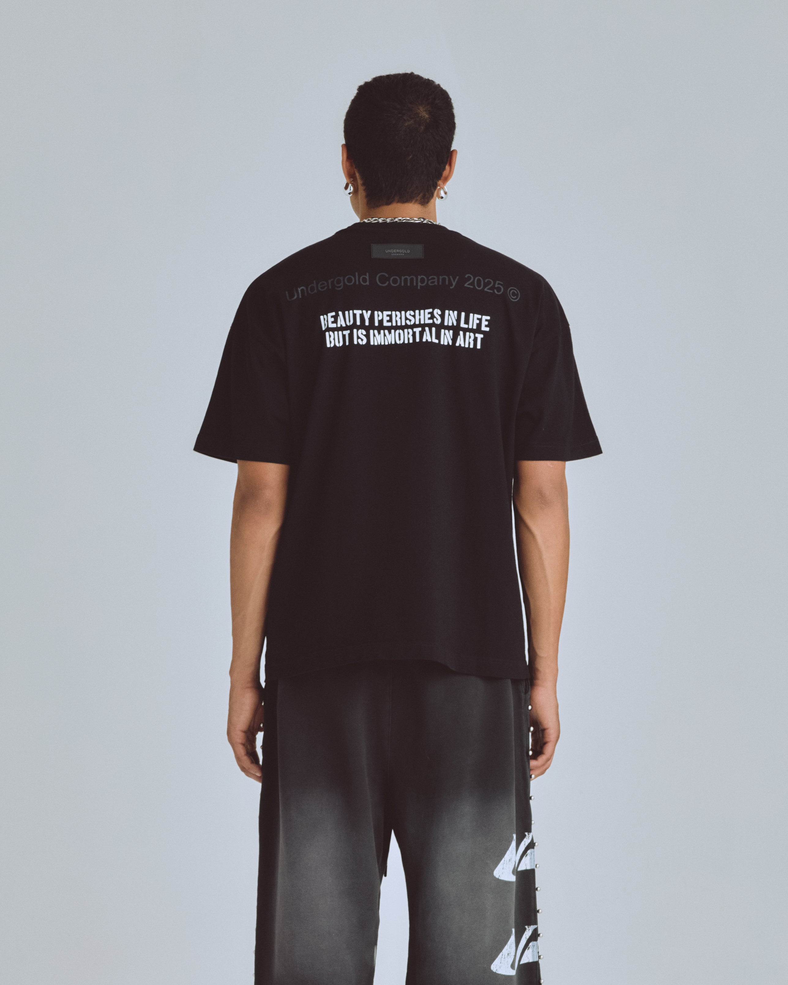 UNDERGOLD AGNUS DEI FREEDOM TSHIRT BLACK