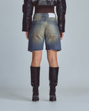 Ndergold W Stardust Undgld Studio Denim Shorts – Mechanic Blue