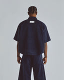 Undergold The Path Monogram Boxy Fit Shirt Blue