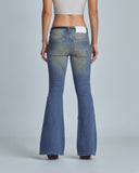 Undergold W Stardust Undgld Studio Flare Jeans – Mechanic Blue