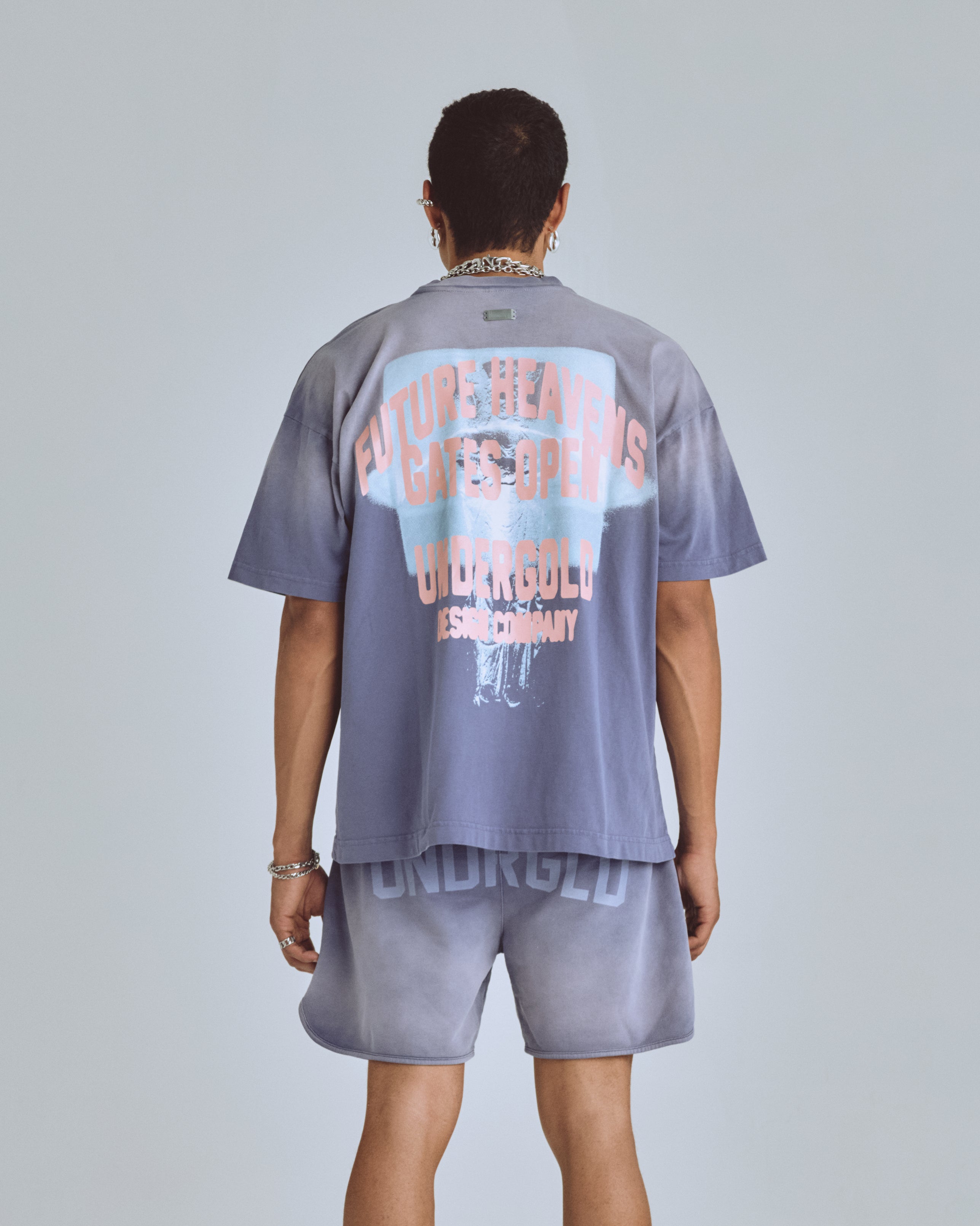 AGNUS DEI FUTURE HEAVENS TSHIRT FADED PURPLE