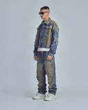 Undergold Stardust Undgld Studio Boxy Fit Jacket – Mechanic Blue