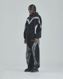 UNDERGOLD - Hoodie Act 1 UG Boxy Fit Sandblast - Black