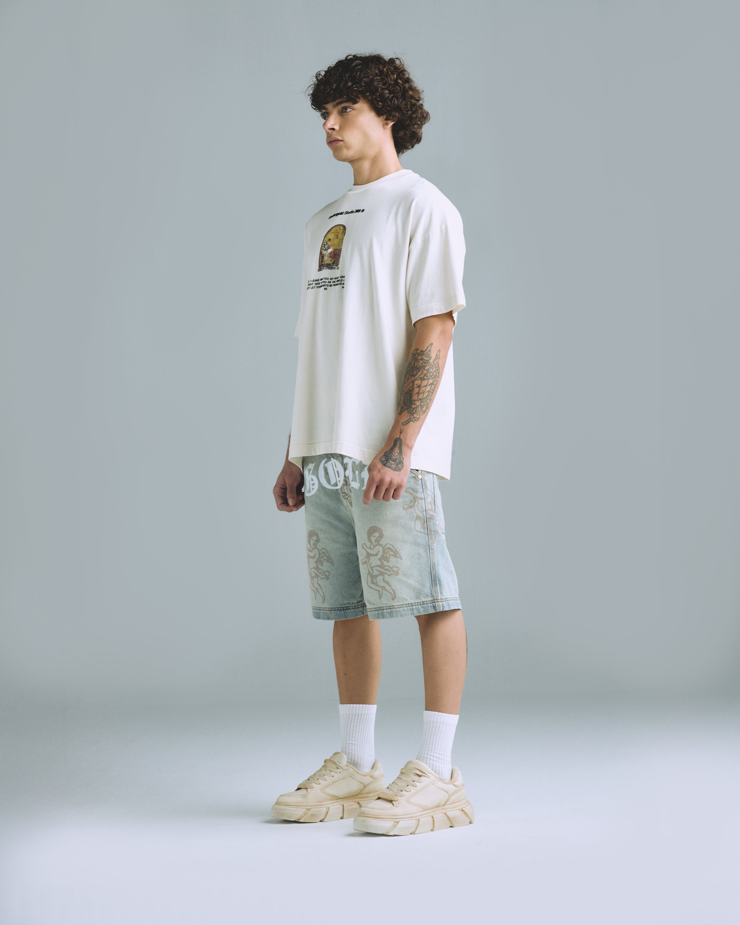 UNDERGOLD GRATIA PLENA SAINT MATTHEW TSHIRT CREAM