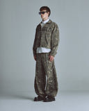 Undergold Echoes Undrgld Barrel Jeans Forest Pattern