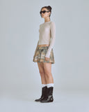 UNDERGOLD W AGNUS DEI RHINESTONE LONGSLEEVE – CREAM