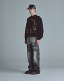 Undergold Echoes Tremor Boxy Fit Crewneck Black
