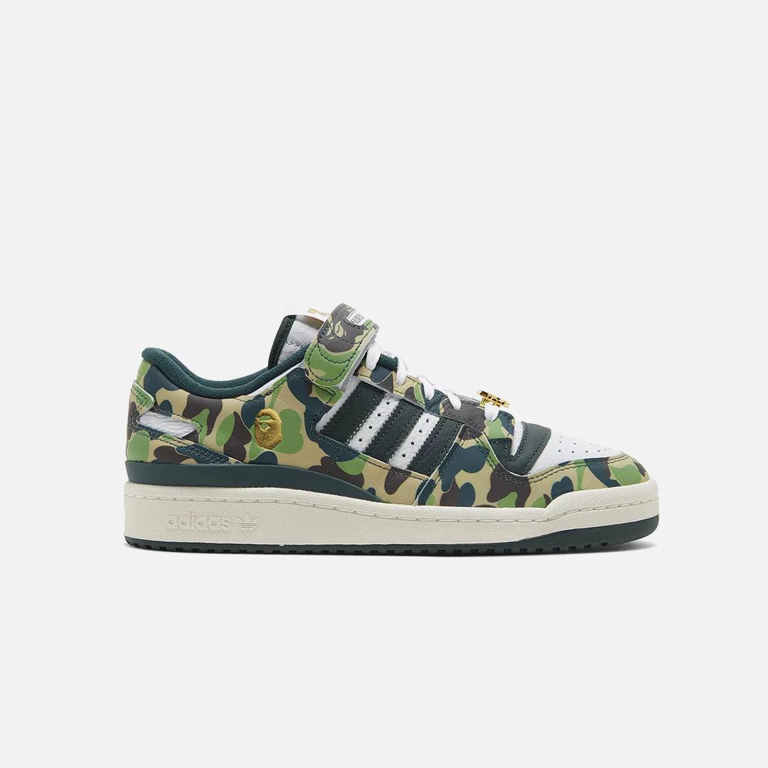 ADIDAS FORUM 84 LOW BAPE 30TH ANNIVERSARY GREEN CAMO