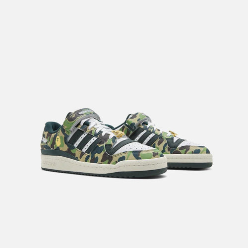 ADIDAS FORUM 84 LOW BAPE 30TH ANNIVERSARY GREEN CAMO
