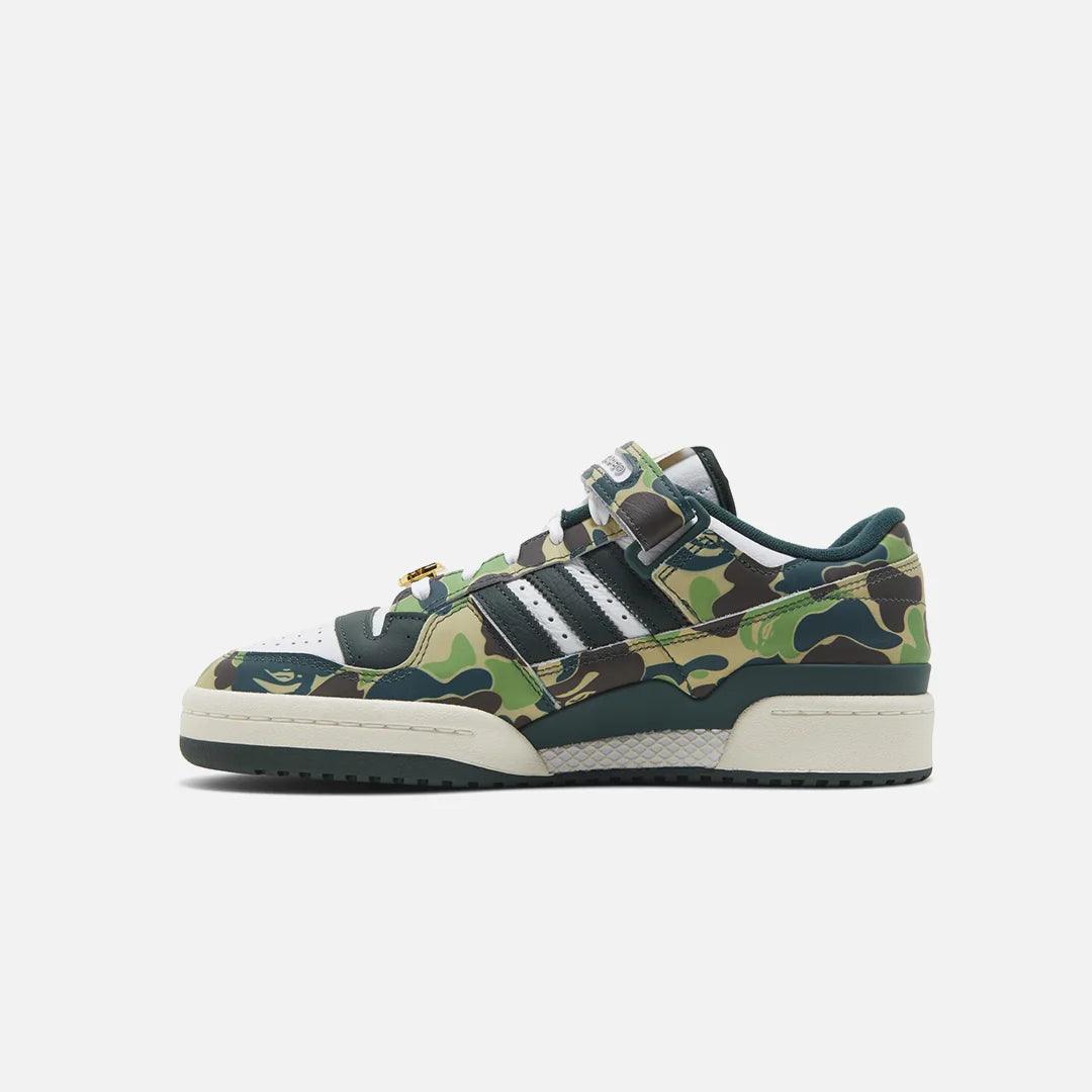 ADIDAS FORUM 84 LOW BAPE 30TH ANNIVERSARY GREEN CAMO
