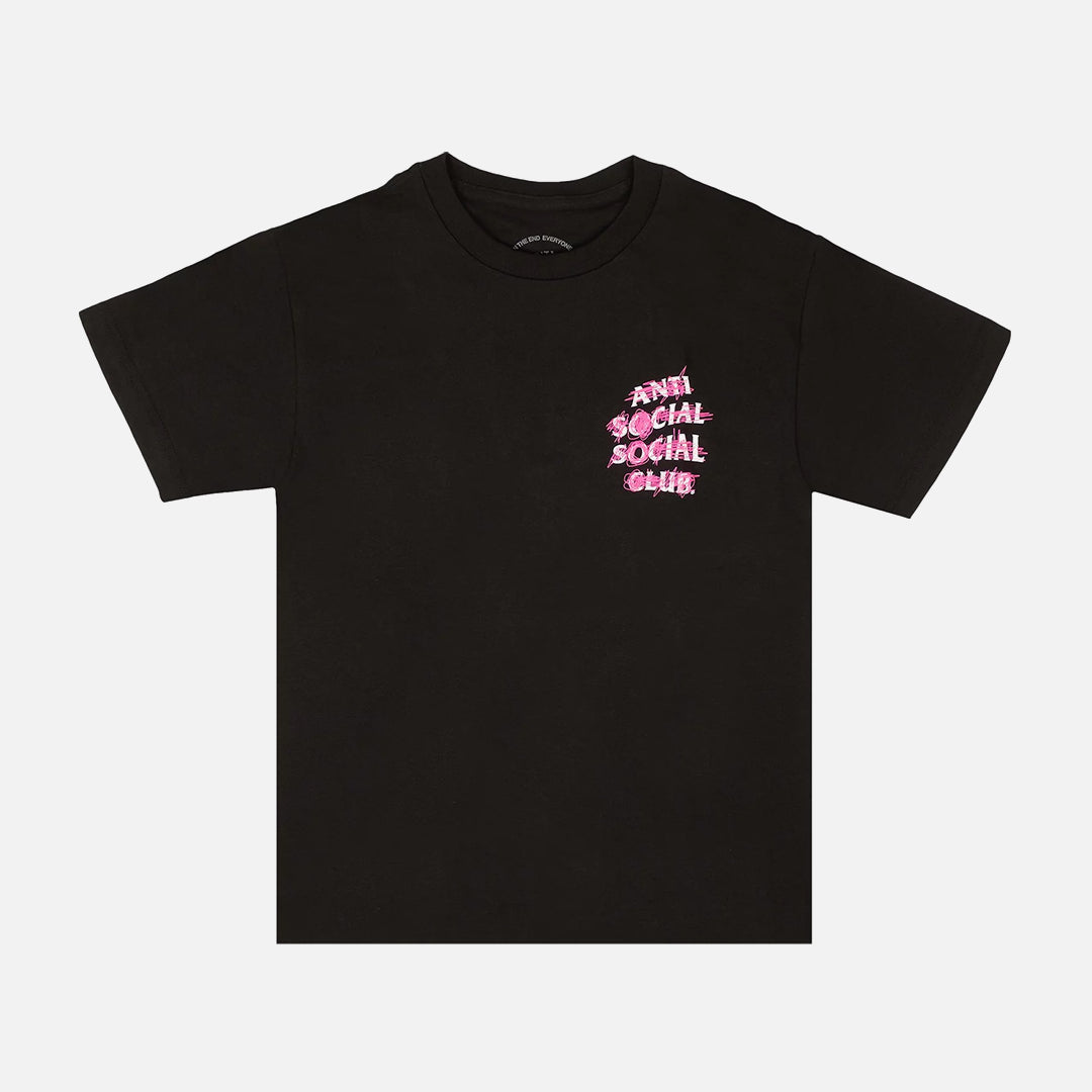 ANTI SOCIAL SOCIAL CLUB NEVERMIND T-SHIRT  BLACK