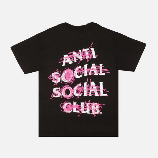 ANTI SOCIAL SOCIAL CLUB NEVERMIND T-SHIRT  BLACK