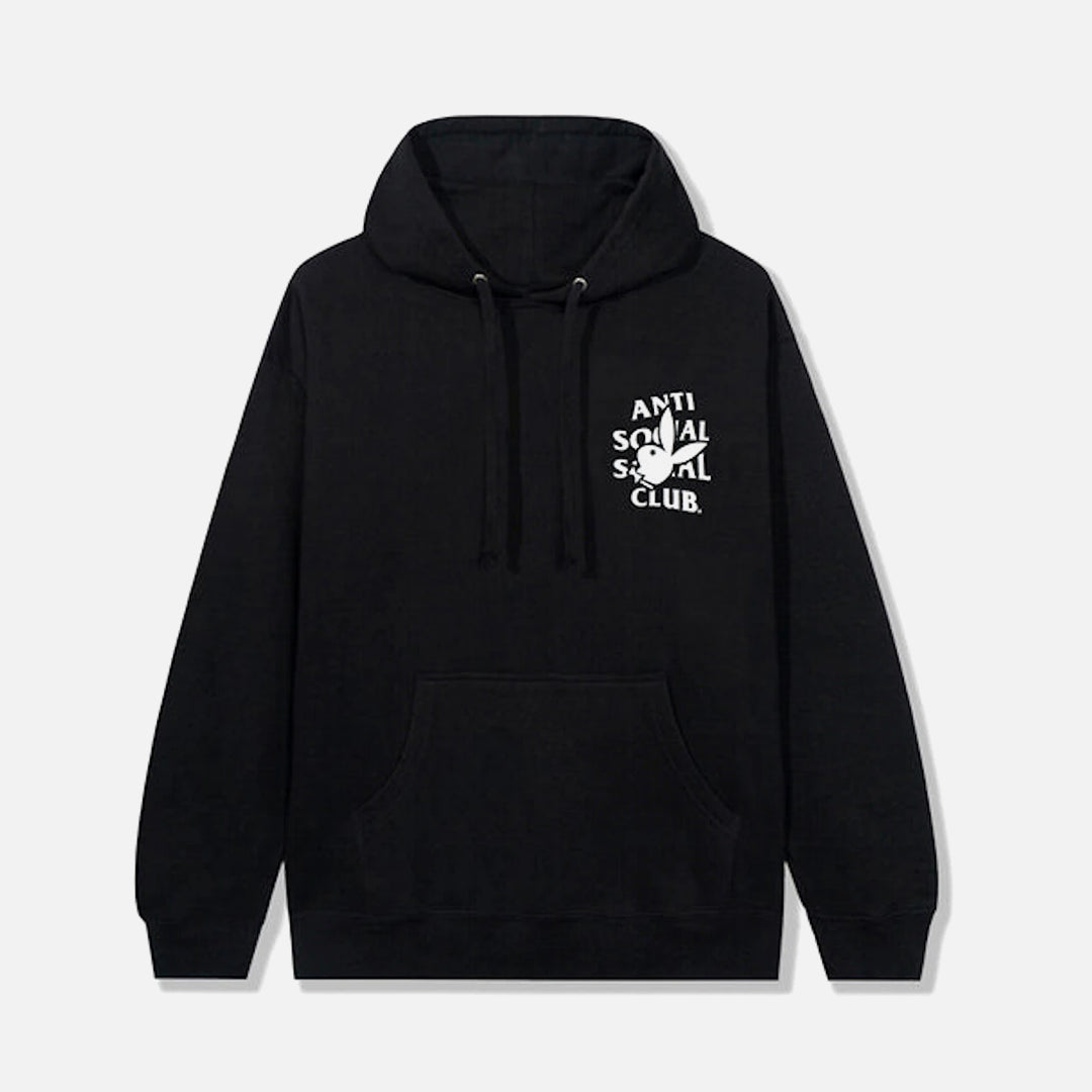 ANTI SOCIAL SOCIAL CLUB PLAYBOY BUNNY HOODIE  BLACK