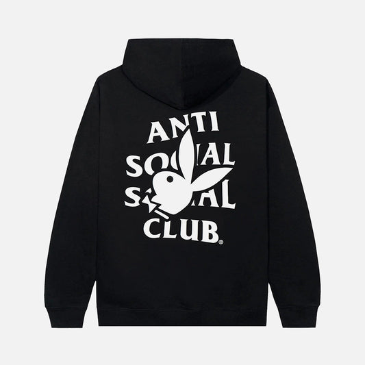 ANTI SOCIAL SOCIAL CLUB PLAYBOY BUNNY HOODIE  BLACK