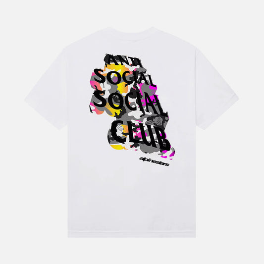 ANTI SOCIAL SOCIAL CLUB X ALPINESTARS APEX TEE WHITE