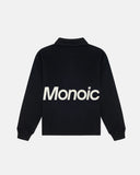Monoic Quarter Zip V2 - Negro Oscuro