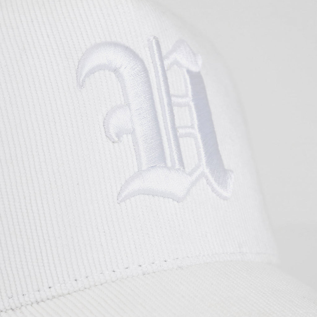 UNDERGOLD BASICS U CORDUROY TRUCKER CAP CREAM