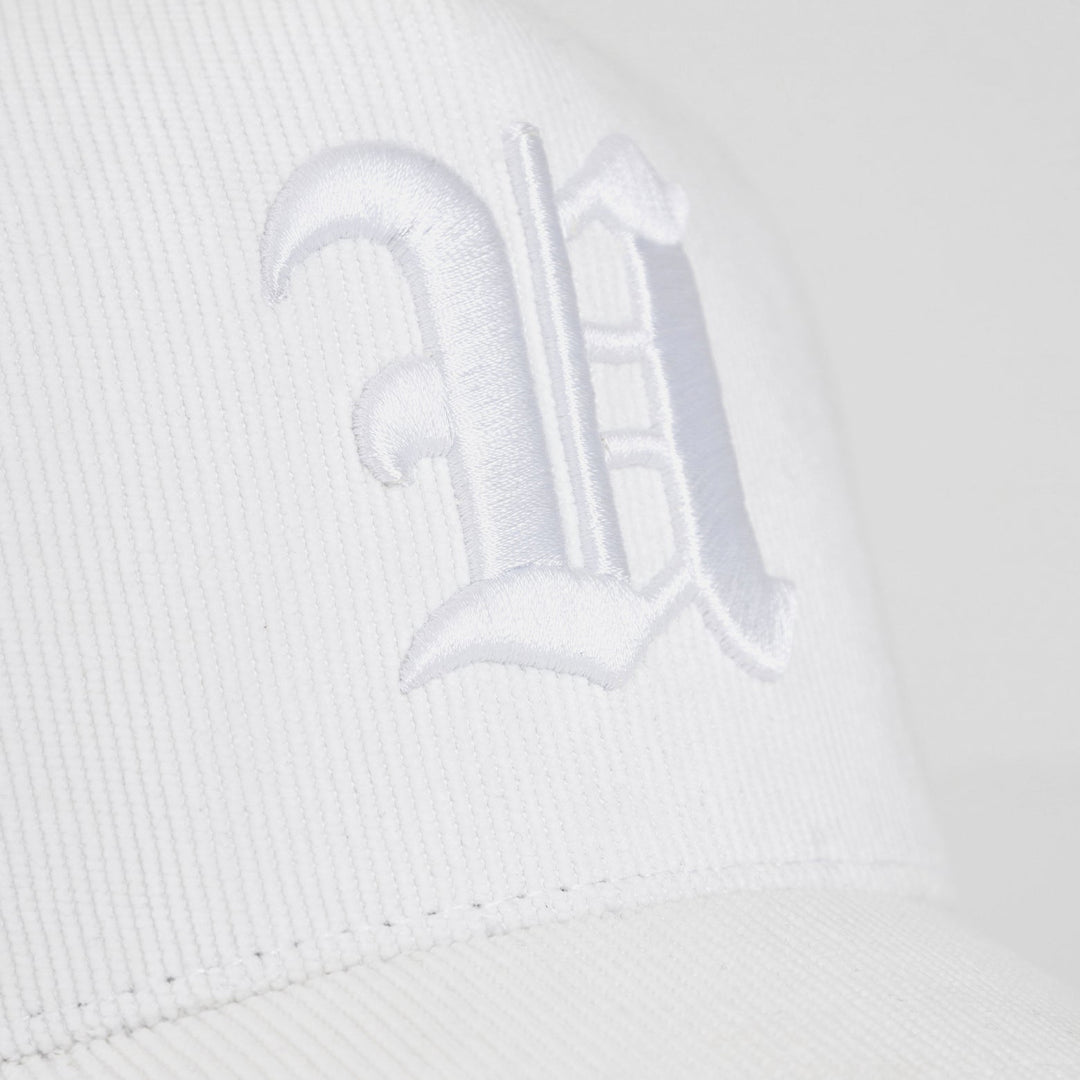UNDERGOLD BASICS U CORDUROY TRUCKER CAP CREAM