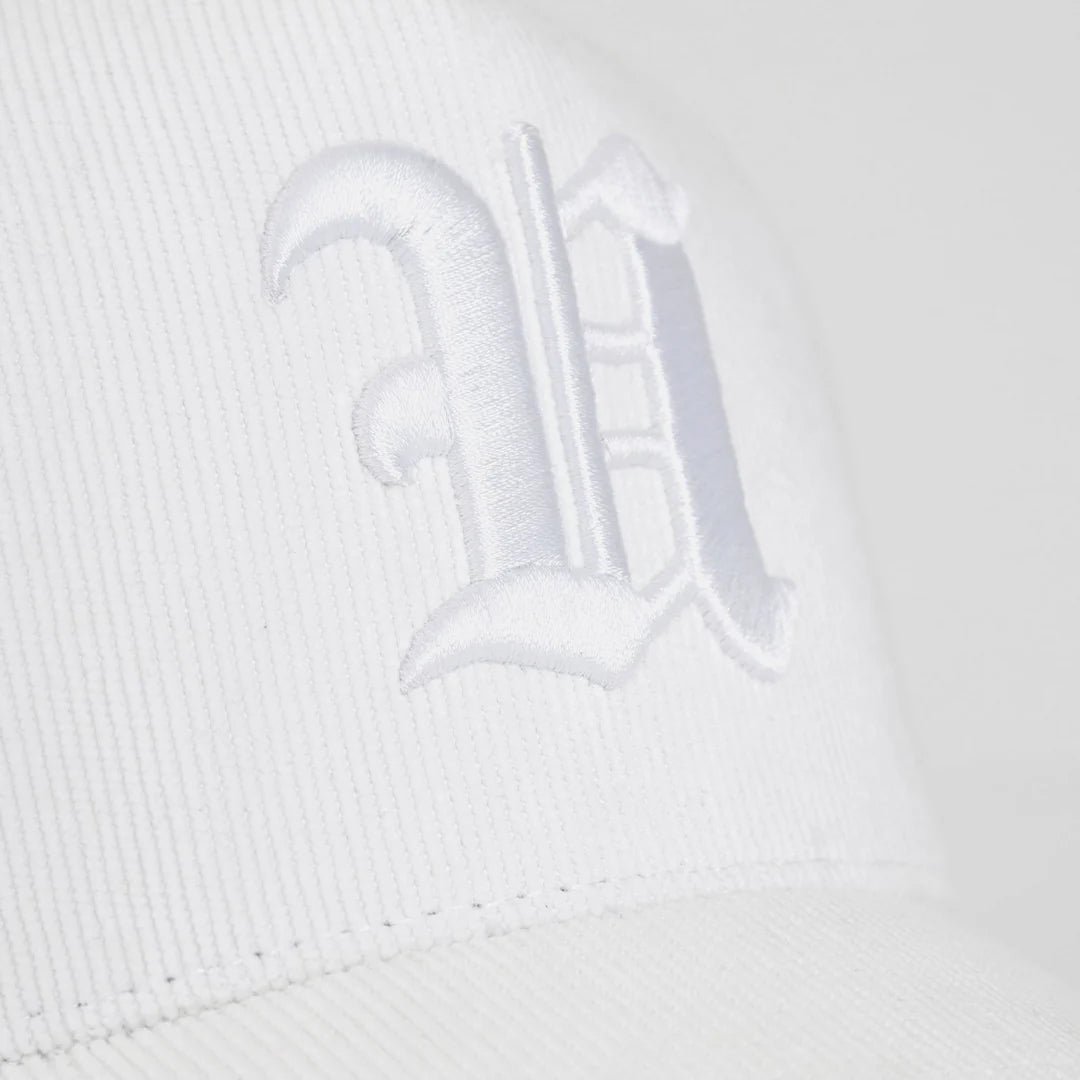 UNDERGOLD BASICS U CORDUROY TRUCKER CAP CREAM