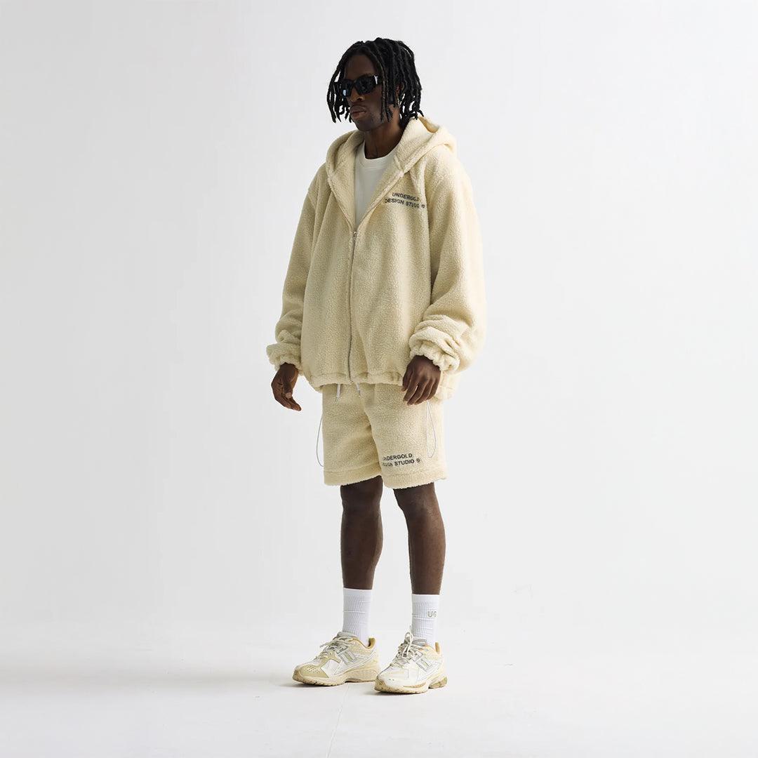 UNDERGOLD BASICS DESING STUDIO FLEECE SHORT CREAM