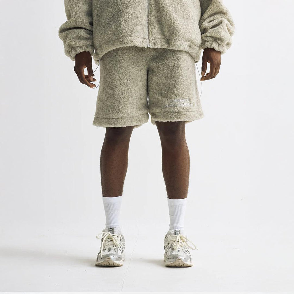 BASICS DESING STUDIO FLEECE SHORT GRAY
