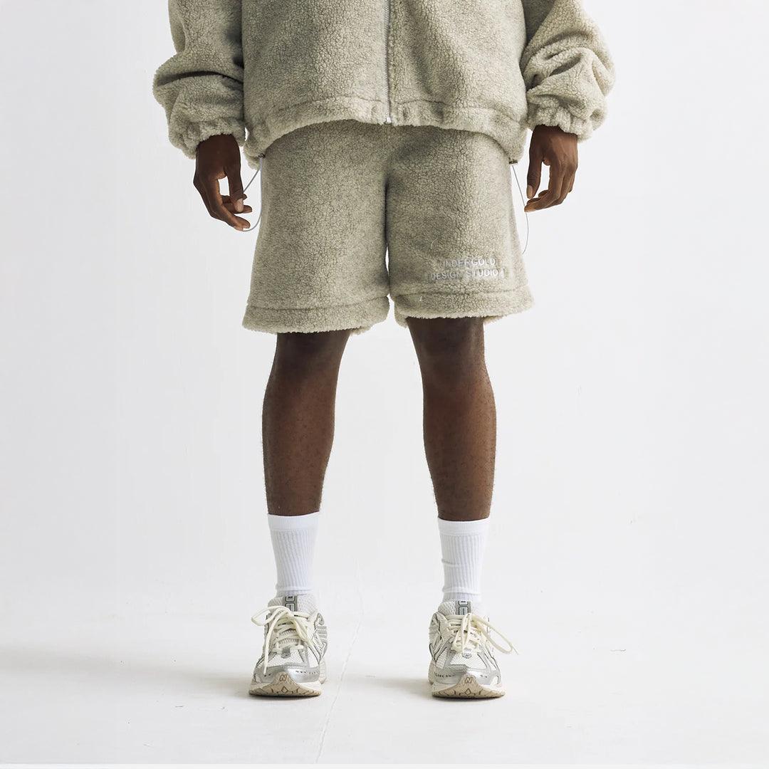 BASICS DESING STUDIO FLEECE SHORT GRAY