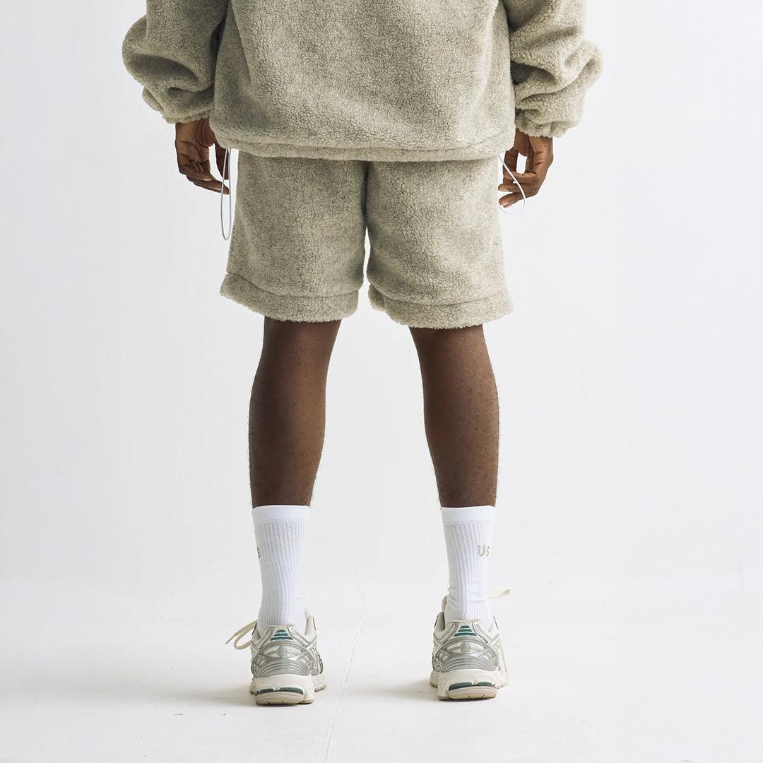 BASICS DESING STUDIO FLEECE SHORT GRAY