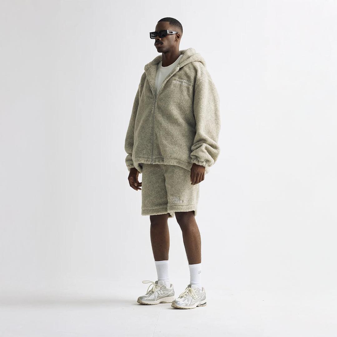 BASICS DESING STUDIO FLEECE SHORT GRAY