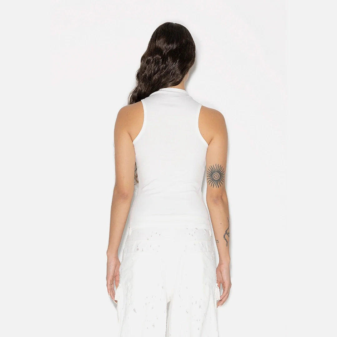 DO OVER LAB MONOGRAM TANK TOP CREAM