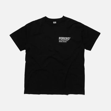 HIDDEN SUNBURST LOGO TEE BLACK