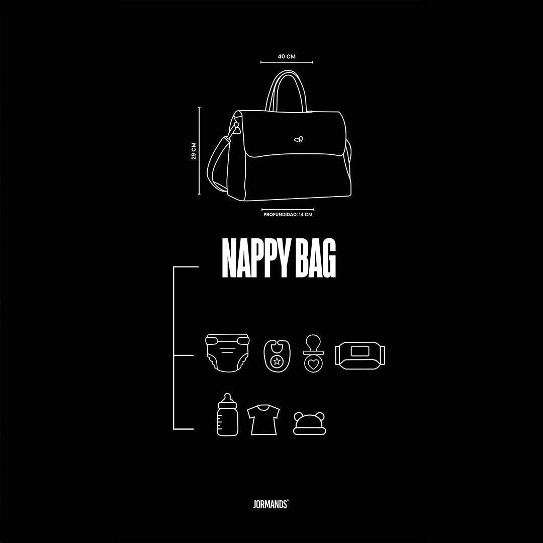 JORMANDS NAPPY BAG BONE