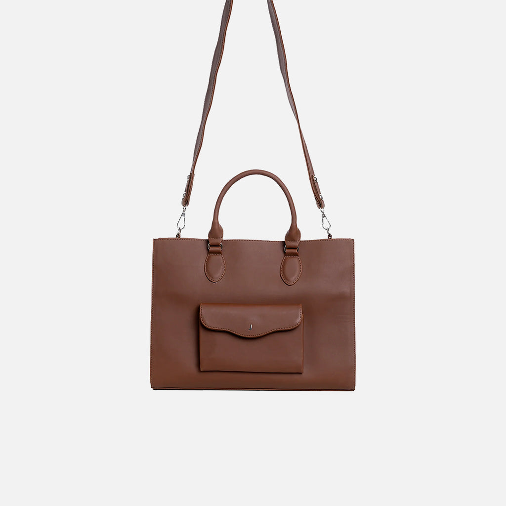 JORMANDS TOTE BAG BROWN
