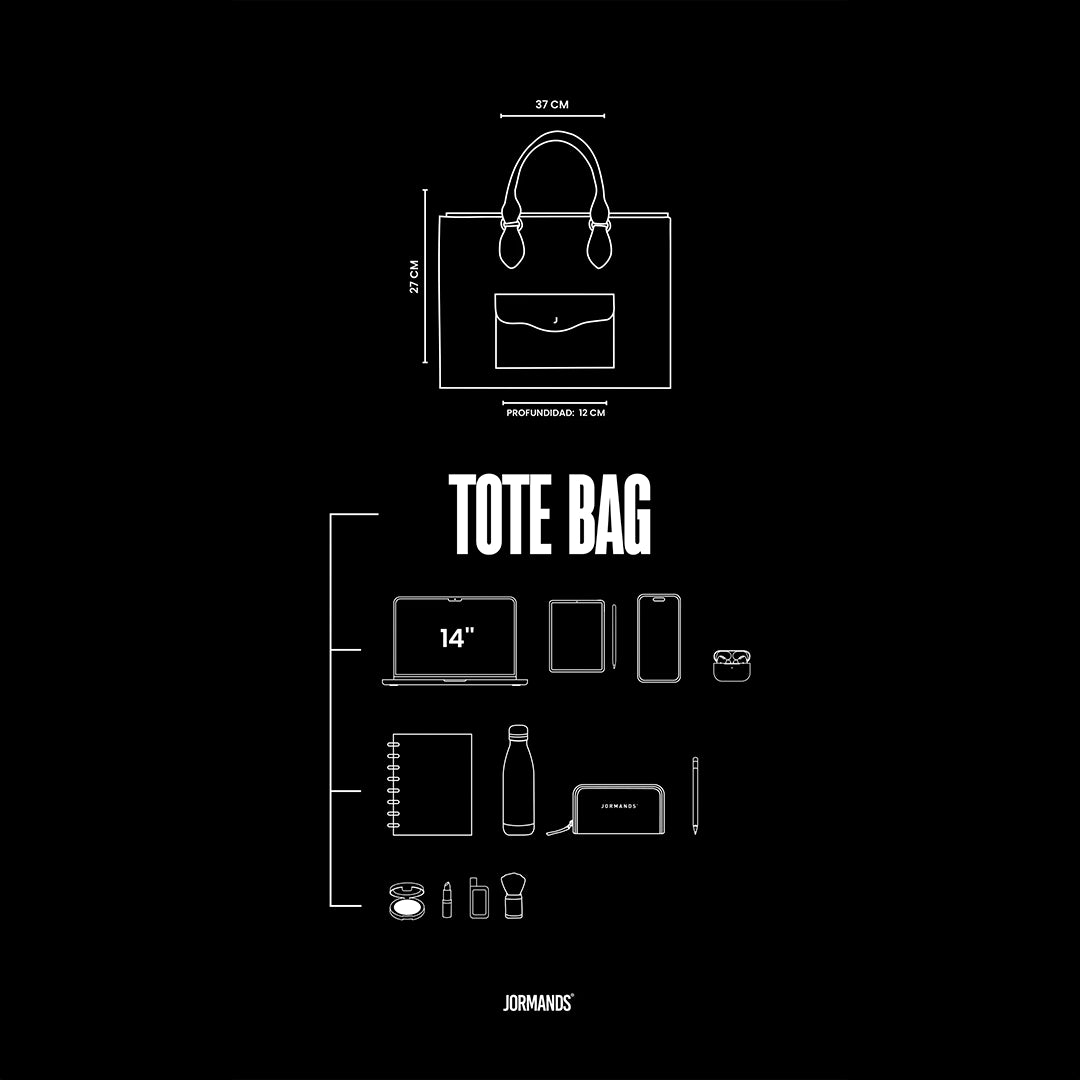 JORMANDS TOTE BAG BROWN