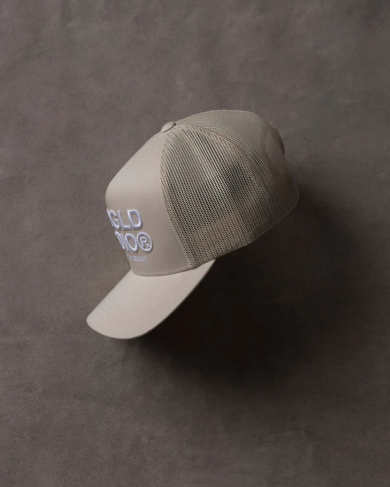 BASICS UNDGLD STUDIO TRUCKER CAP BONE