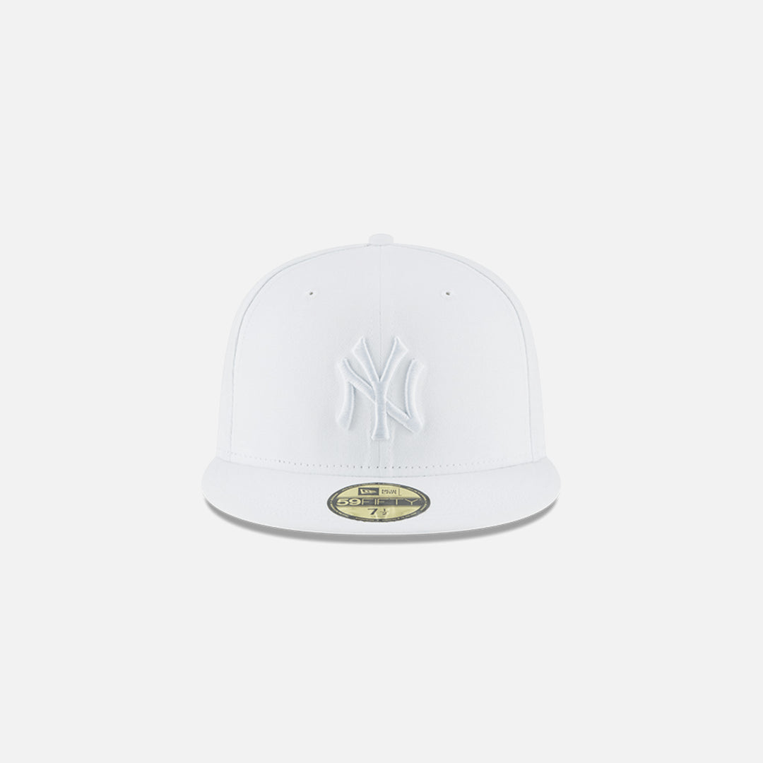 NEW ERA BASIC COLLECTION 59FIFTY CAP WHITE